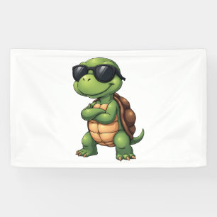 Lona Tortuga Marina Dabbing Amante de los Animales Salv