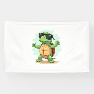 Lona Tortuga Marina Dabbing Amante De Los Animales Salv