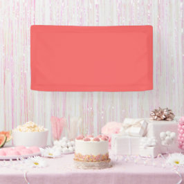 Lona Tradicional - Banner rojo suave