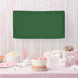 Lona Tradicional - Banner verde oscuro