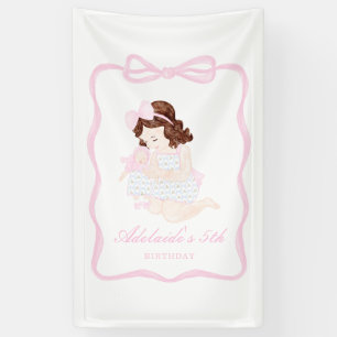 Lona Trae una muñeca cumpleaños Preppy Grandmillennial