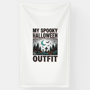 Lona Traje de Halloween Espantoso Camiseta de Cementeri