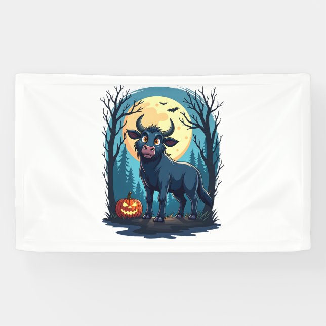 Lona Transformación de Werewolf de vaca (Horizontal)