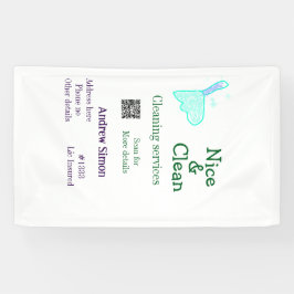 Lona Trapo limpiador azul verde agregar nombre direcció