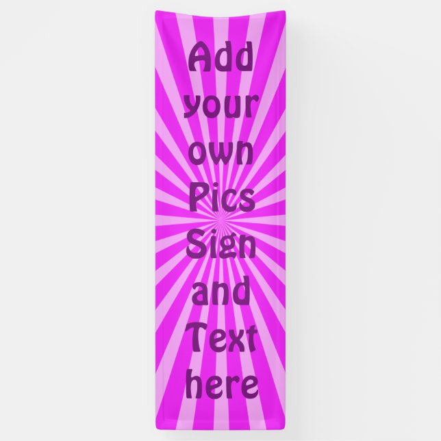 Lona Traslado blanco Retro Rays. + tu trasero. e ideas (Vertical)