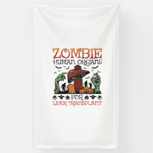 Lona Trasplante de hígado de órganos humanos zombi Hall