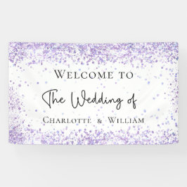 Lona Trato de lavanda blanca boda