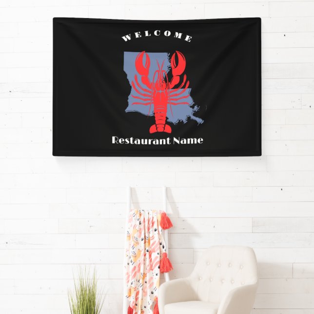 Lona Trato moderno cangrejo de río rojo Louisiana nombr (in situ)