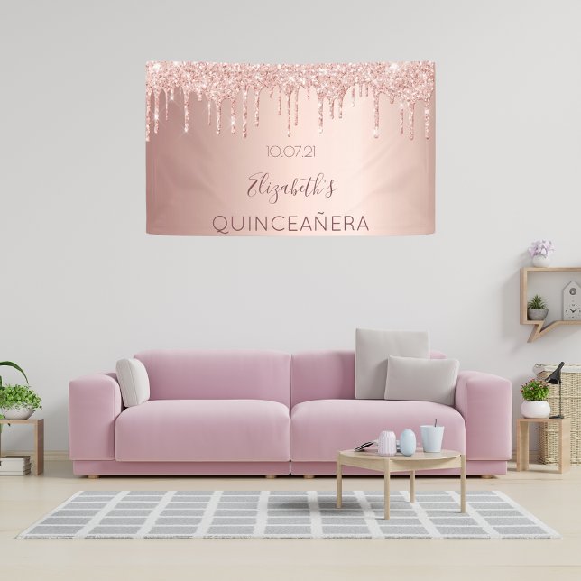 Lona Trato rosa rosa Quinceanera (Subido por el creador)