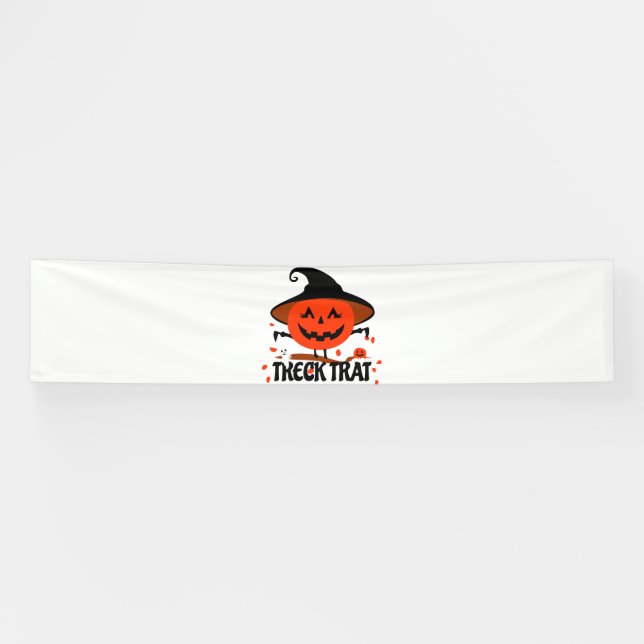 Lona Treck Trat Pumpkin Sonriente (Horizontal)