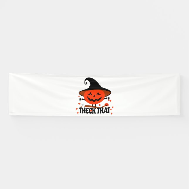 Lona Treck Trat Pumpkin Sonriente (Horizontal)