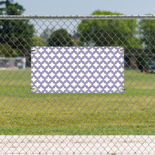 Lona Trellis blanca y púrpura, Entramado, Quatrefoil