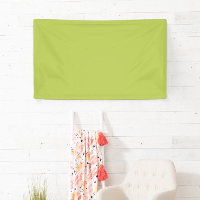 Lona Trendy Soft Chartreuse Banner (In situ)