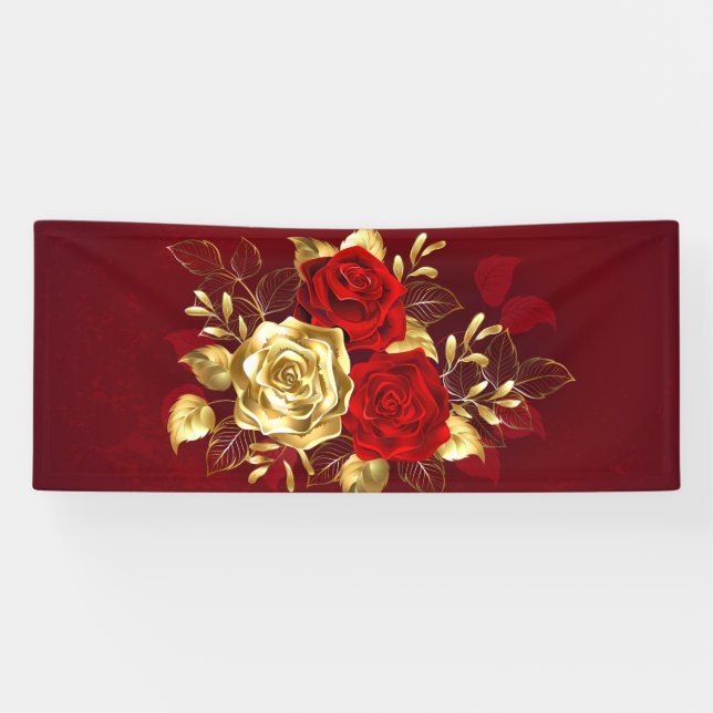 Lona Tres Rosas Joyas (Horizontal)