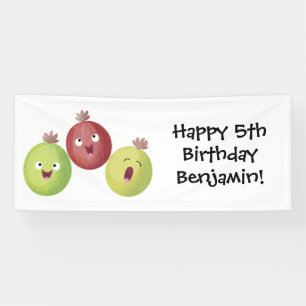 Lona Trío de grosellas lindas cantando dibujo animado