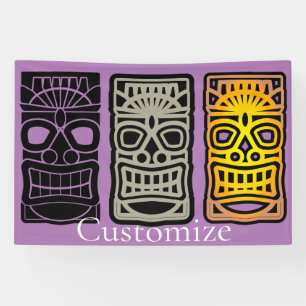 Lona Triple escultura tiki Thunder_Cove