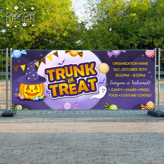 Lona Tronco o calabaza de dulces de Halloween (Subido por el creador)