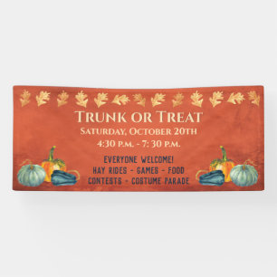 Lona Tronco o trucha de calabaza de cosecha de otoño
