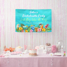 Lona Tropical Bachelorette Party Blue Waves