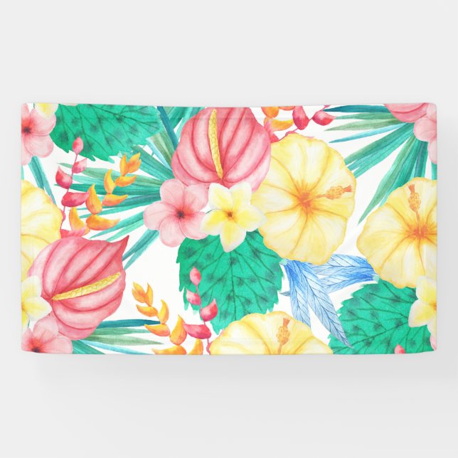 Lona Tropical moderno (Horizontal)