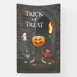 Lona Truco o trato Halloween