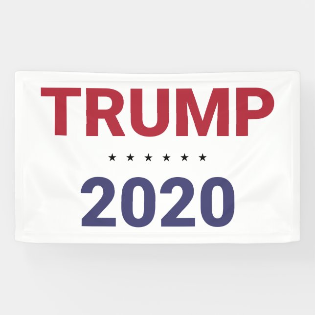 Lona Trump 2020 (Elecciones en Estados Unidos) (Horizontal)