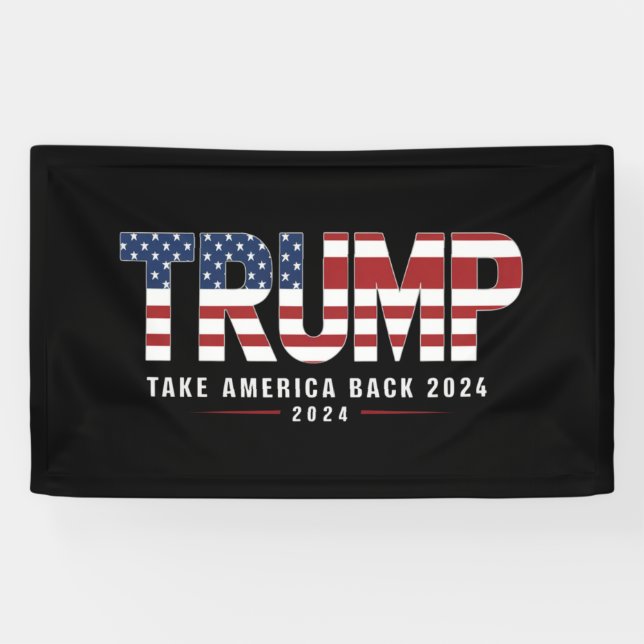 Lona Trump 2024 Recuperar los regalos estadounidenses d (Horizontal)