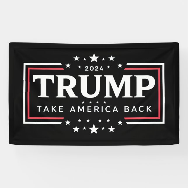 Lona Trump 2024 Recuperemos América (Horizontal)
