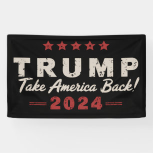 Lona Trump 2024 Recuperemos América Presidente 47 EE. U