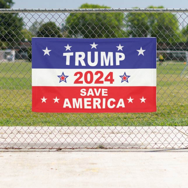LONA TRUMP 2024 SAVE AMÉRICA (In situ)