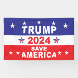 LONA TRUMP 2024 SAVE AMÉRICA