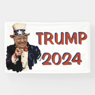 LONA TRUMP 2024 VOTAR LA OLA ROJA POLÍTICA