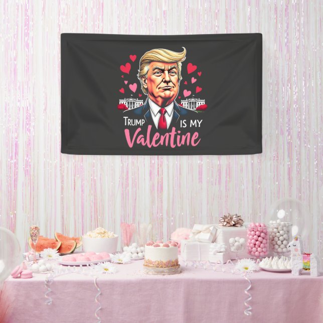 Lona Trump es mi presidente en San Valentín (Fiesta)