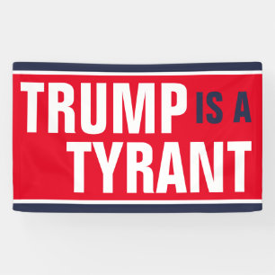 Lona Trump es una protesta tirante contra las tarifas a