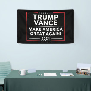 Lona Trump Vance 2024 Presidente JD Vance Vice MAGA
