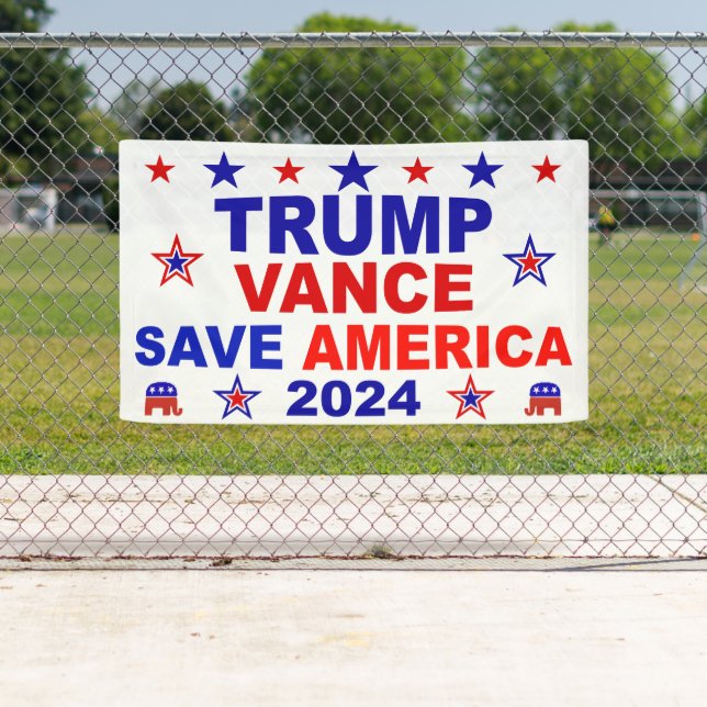 Lona Trump Vance 2024 Save America (In situ)