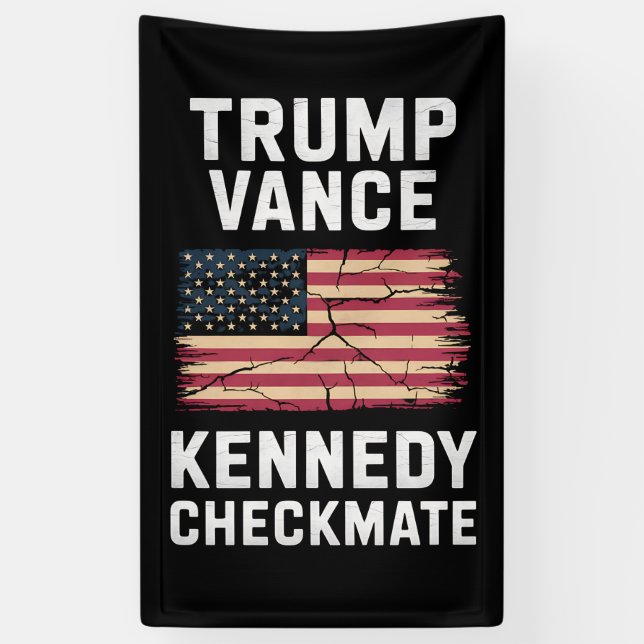 Lona Trump Vance 2024 Trump Vance Kennedy Checkmate (Vertical)