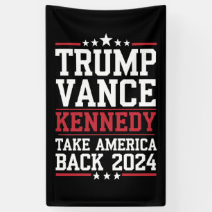 Lona Trump Vance Kennedy Recuperemos América De Nuevo