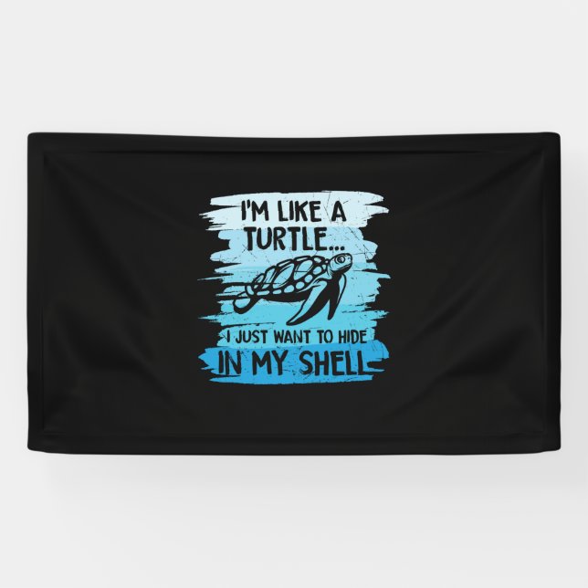 Lona Turtle Lover | Soy Como Una Tortuga (Horizontal)
