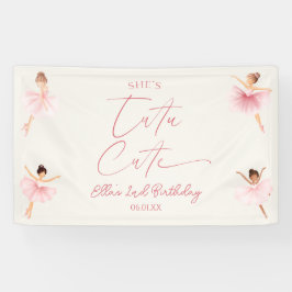 Lona Tutu Cute Pink Ballerina segunda Fiesta de cumplea