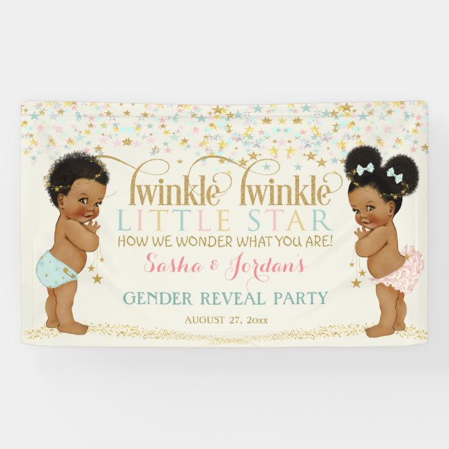 Lona Twinkle Estrella Pequeña Género Étnica neutral (Horizontal)