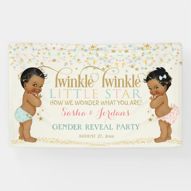 Lona Twinkle Estrella Pequeña Género Étnica neutral (Horizontal)