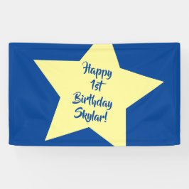 Lona Twinkle Little Star Cute Primer Fiesta Tema