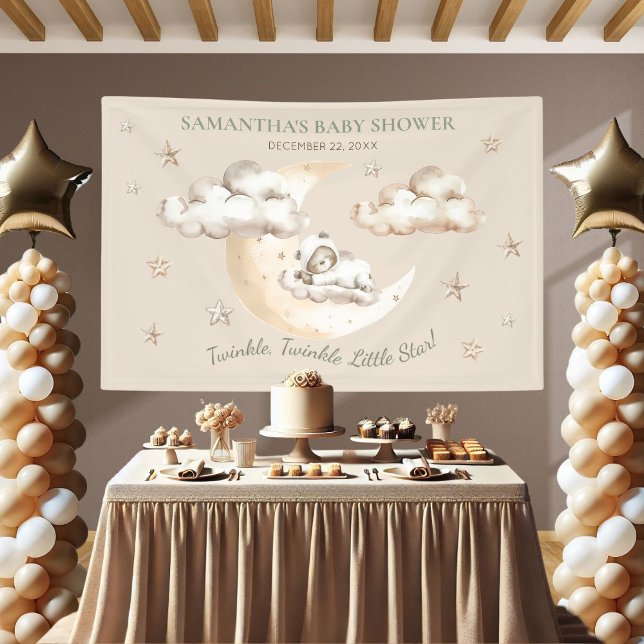 Lona Twinkle Twinkle Baby Shower (Subido por el creador)