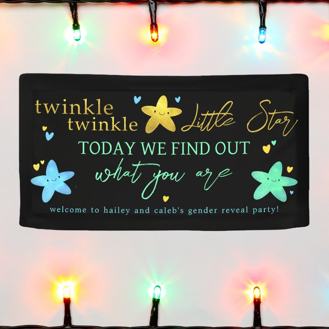 Lona Twinkle Twinkle La revelación de género de la estr (Subido por el creador)