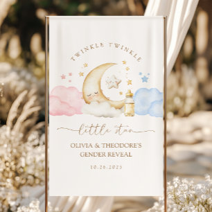 Lona Twinkle Twinkle Little Star Revelación de Género B