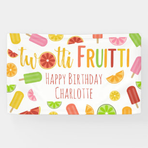 Lona Twotti Fruitti Citrus Ice Pop segundo cumpleaños