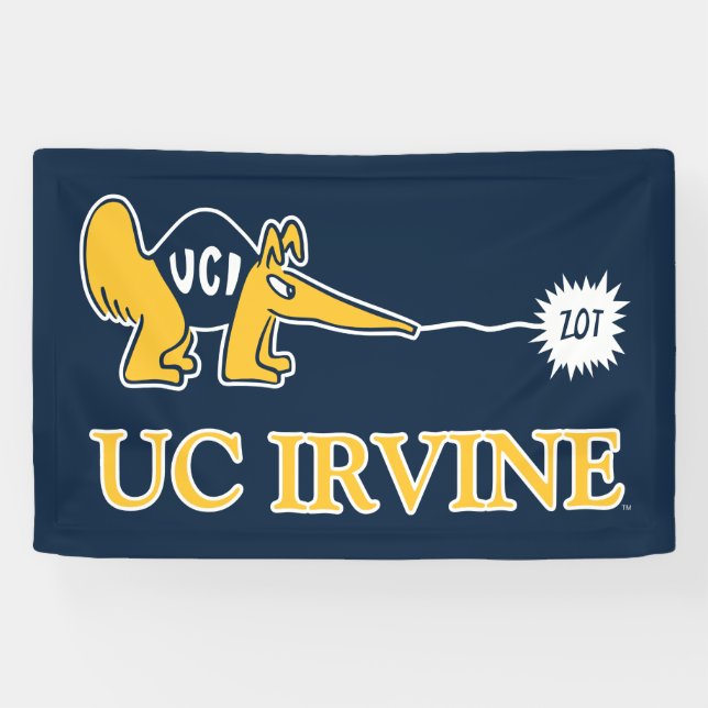 Lona UC Irvine | UCI Anteaters Zot! (Horizontal)