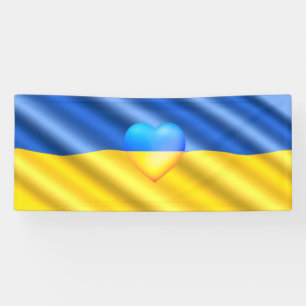 Lona Ucrania - Apoyo - Paz Libertad - Bandera Ucraniana