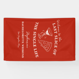 Lona Última pieza roja de la soltera de la vida